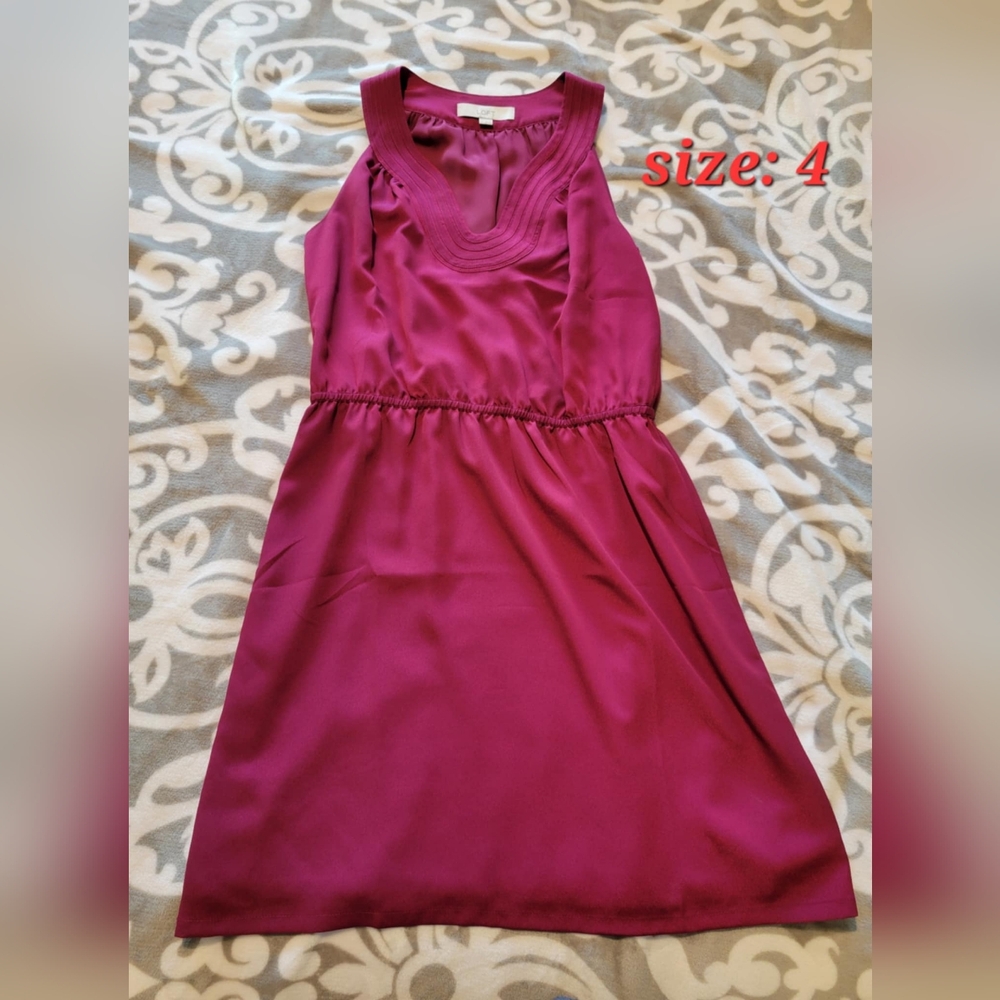 Elegant Dress in Rich Fuchsia